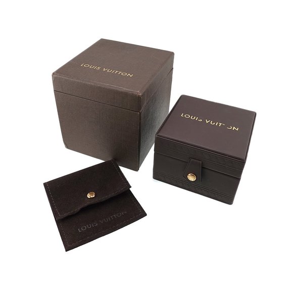 Louis Vuitton Petite Bague Empreinte #50 Ring K18 WG White Gold 750 Petit - Picture 9 of 9